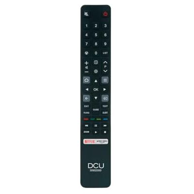 DCU TECNOLOGIC Universele afstandsbediening voor TCL TV Knop voor Netflix Video Afstand : 8 meter DCU TECNOLOGIC Universele afstandsbediening voor TCL TV Knop voor Netflix Video Afstand : 8 meter