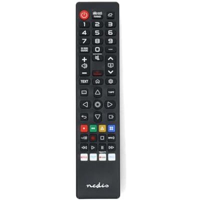 NEDIS Télécommande de rechange Convient pour : LG Préprogrammé 1 appareil Disney + Button/Netflix Button/Rakuten TV Button Infrarouge Noir NEDIS Télécommande de rechange Convient pour : LG Préprogrammé 1 appareil Disney + Button/Netflix Button/Rakuten TV Button Infrarouge Noir