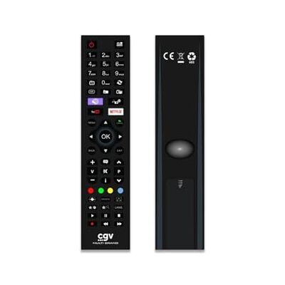 CGV Universele tv-afstandsbediening met meerdere merken Fidelio MM zonder programmering voor AYA, Bluesky, First Line, Grandin, Hitachi, Proline, Qilive, Schaub-Lorenz, Schneider, Selecline, Techwood.. CGV Universele tv-afstandsbediening met meerdere merken Fidelio MM zonder programmering voor AYA, Bluesky, First Line, Grandin, Hitachi, Proline, Qilive, Schaub-Lorenz, Schneider, Selecline, Techwood..
