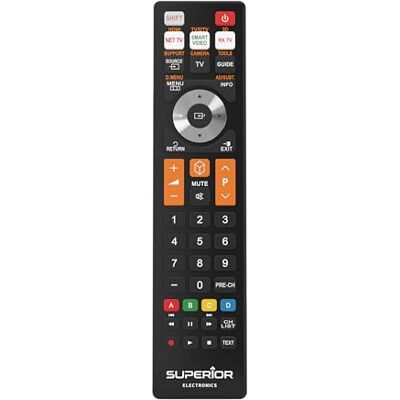 Superior Electronics Samsung universele vervangende afstandsbediening klaar voor gebruik SUPTRB008, zwart Superior Electronics Samsung universele vervangende afstandsbediening klaar voor gebruik SUPTRB008, zwart
