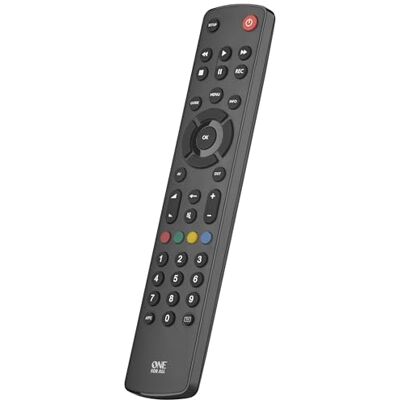 One For All Universele tv-afstandsbediening voor tv-apparaten, tv-bediening, smart-tv-bediening, werkt met alle merken van de fabrikant URC1210 One For All Universele tv-afstandsbediening voor tv-apparaten, tv-bediening, smart-tv-bediening, werkt met alle merken van de fabrikant URC1210