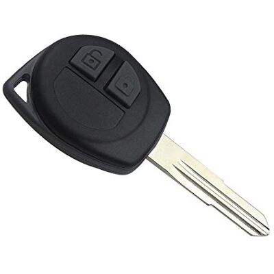 PHONILLICO Sleutelhoes voor Suzuki Swift Vitara Celerio Ignis Jimny SX4 Alto Splash Liana Baleno Nissan Pixo Fiat Sedici afstandsbediening met 2 knoppen PHONILLICO Sleutelhoes voor Suzuki Swift Vitara Celerio Ignis Jimny SX4 Alto Splash Liana Baleno Nissan Pixo Fiat Sedici afstandsbediening met 2 knoppen