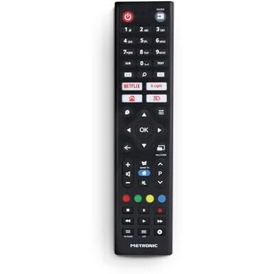 Metronic , Universele afstandsbediening, compatibel met alle Philips-tv's, gebruiksklaar, vervanging voor Philips-afstandsbediening, dezelfde werking als het origineel, Ambilight tv-afstandsbediening 495352 Metronic , Universele afstandsbediening, compatibel met alle Philips-tv's, gebruiksklaar, vervanging voor Philips-afstandsbediening, dezelfde werking als het origineel, Ambilight tv-afstandsbediening 495352