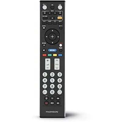 Thomson Vervangende afstandsbediening voor Sony TV (klaar voor gebruik, leren, eenvoudige modus, verlichte toetsen, infrarood) infrarood afstandsbediening zwart Thomson Vervangende afstandsbediening voor Sony TV (klaar voor gebruik, leren, eenvoudige modus, verlichte toetsen, infrarood) infrarood afstandsbediening zwart