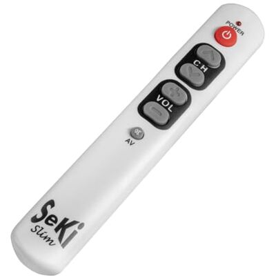 SeKi Slim universele afstandsbediening, wit SeKi Slim universele afstandsbediening, wit