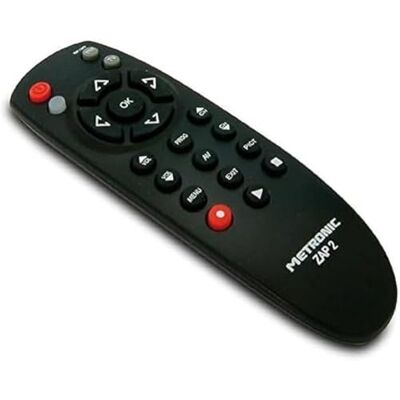 Metronic TCDE ZAP2 TV/TNT universele afstandsbediening, zwart Metronic TCDE ZAP2 TV/TNT universele afstandsbediening, zwart