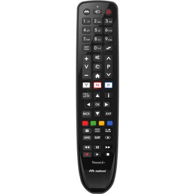Meliconi Gumbody Personal 6+ Telefunken tv-afstandsbediening vervangt de reeds voorgeprogrammeerde originele afstandsbediening, schokbestendige rubberen behuizing, webondersteuning en gespecialiseerde Meliconi Gumbody Personal 6+ Telefunken tv-afstandsbediening vervangt de reeds voorgeprogrammeerde originele afstandsbediening, schokbestendige rubberen behuizing, webondersteuning en gespecialiseerde