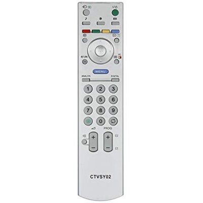 Common TV CTVSY02 Universele afstandsbediening (compatibel met Sony-tv), grijs Common TV CTVSY02 Universele afstandsbediening (compatibel met Sony-tv), grijs