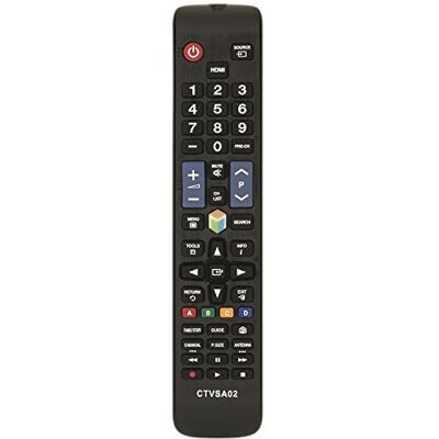 Common TV CTVSA02 universele afstandsbediening voor Samsung-TV, zwart Common TV CTVSA02 universele afstandsbediening voor Samsung-TV, zwart