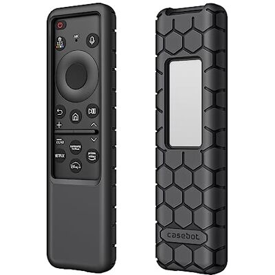 FINTIE Hoesje voor Samsung Smart Solar Cell Remote 2024 2023 TM2360F / TM2361F / TM2360E / TM2361E BN59-01436A BN59-01432A BN59-01432J Lichtgewicht antislip siliconen hoes Zwart FINTIE Hoesje voor Samsung Smart Solar Cell Remote 2024 2023 TM2360F / TM2361F / TM2360E / TM2361E BN59-01436A BN59-01432A BN59-01432J Lichtgewicht antislip siliconen hoes Zwart
