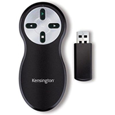 Kensington draadloze laser-vrije usb presentatie afstandsbediening, compatibel met Windows en macOS 20 m bereik (K33373EU) Kensington draadloze laser-vrije usb presentatie afstandsbediening, compatibel met Windows en macOS 20 m bereik (K33373EU)