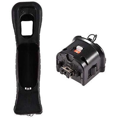 Zerone Motion Plus sensoradapter met siliconen hoes voor afstandsbediening (zwart) Zerone Motion Plus sensoradapter met siliconen hoes voor afstandsbediening (zwart)