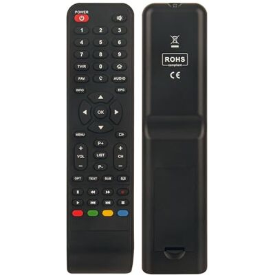 LEYF Strong SRT7404RCU afstandsbediening compatibel met SRT 7404 satellietontvanger zwart LEYF Strong SRT7404RCU afstandsbediening compatibel met SRT 7404 satellietontvanger zwart