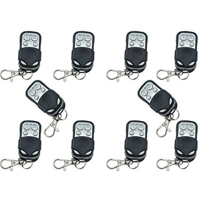 tempo di saldi 10 stuks universele afstandsbedieningen voor automatische poort, vaste code, frequentie 433,92 MHz (verschillende lichtkleur) tempo di saldi 10 stuks universele afstandsbedieningen voor automatische poort, vaste code, frequentie 433,92 MHz (verschillende lichtkleur)