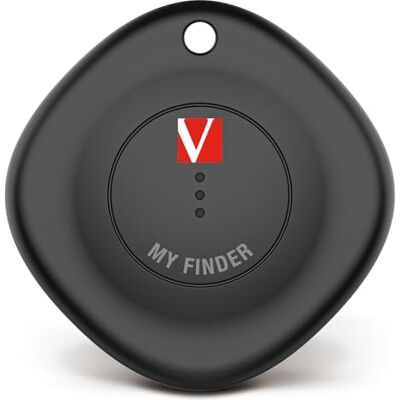 Verbatim My Finder Bluetooth-tracker voor rugzak, koffer, portemonnee, sleutels en meer, compatibel met Apple "Waar is ?", sleutelzoeker met verwisselbare batterij Verbatim My Finder Bluetooth-tracker voor rugzak, koffer, portemonnee, sleutels en meer, compatibel met Apple "Waar is ?", sleutelzoeker met verwisselbare batterij