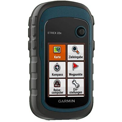 Garmin eTrex 22x Wandelnavigatiesysteem met TopoActive Europe voorgeladen kaarten met routeerbare wegen en paden, elektronisch kompas en barometrische hoogtemeter, blauw GPS portable et fiable, autonomie jusqu'à 25 heures, résistance à l'eau IPX7, 5,4 x Garmin eTrex 22x Wandelnavigatiesysteem met TopoActive Europe voorgeladen kaarten met routeerbare wegen en paden, elektronisch kompas en barometrische hoogtemeter, blauw GPS portable et fiable, autonomie jusqu'à 25 heures, résistance à l'eau IPX7, 5,4 x