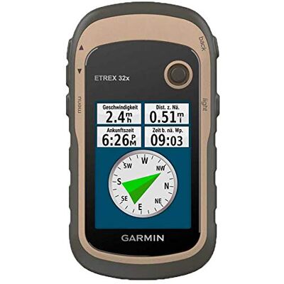 Garmin eTrex 32x Wandelnavigatiesysteem met TopoActive Europe voorgeladen kaarten met routeerbare wegen en paden, elektronisch kompas en barometrische hoogtemeter, groen GPS portable et fiable, autonomie jusqu'à 25 heures, résistance à l'eau IPX7, 5,4 x Garmin eTrex 32x Wandelnavigatiesysteem met TopoActive Europe voorgeladen kaarten met routeerbare wegen en paden, elektronisch kompas en barometrische hoogtemeter, groen GPS portable et fiable, autonomie jusqu'à 25 heures, résistance à l'eau IPX7, 5,4 x