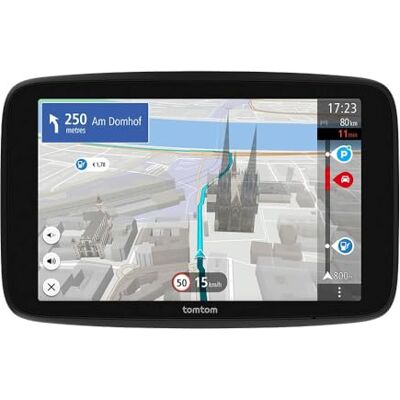 TomTom GO Navigator GPS (extra groot 7 inch display, real-time verkeersinformatie, gevarenzone-waarschuwing 1 jaar proef inbegrepen, kaart van Europa, update via wifi, premium diensten, magnetische bevestiging) TomTom GO Navigator GPS (extra groot 7 inch display, real-time verkeersinformatie, gevarenzone-waarschuwing 1 jaar proef inbegrepen, kaart van Europa, update via wifi, premium diensten, magnetische bevestiging)