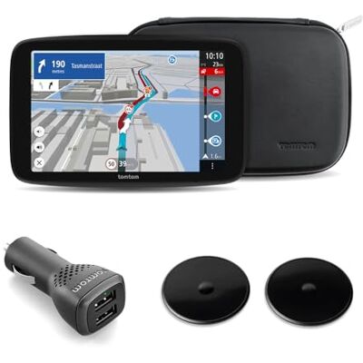 TomTom GO Expert Plus Premium Pack GPS (7 inch HD-display, routeplanning en nuttige punten voor grote voertuigen, Traffic, wereldkaarten, visuele markeringen) TomTom GO Expert Plus Premium Pack GPS (7 inch HD-display, routeplanning en nuttige punten voor grote voertuigen, Traffic, wereldkaarten, visuele markeringen)
