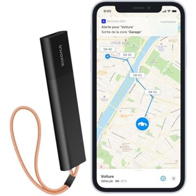 Invoxia Klassieke GPS-tracker, 1 jaar abonnement inbegrepen, voor auto's, motorfietsen, fietsen, kinderen, bewegings- en kantelwaarschuwingen, tot 6 maanden batterijduur Invoxia Klassieke GPS-tracker, 1 jaar abonnement inbegrepen, voor auto's, motorfietsen, fietsen, kinderen, bewegings- en kantelwaarschuwingen, tot 6 maanden batterijduur