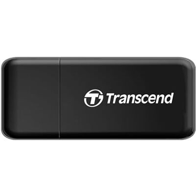 Transcend TS-RDF5K USB 3.0/3.1 Gen 1 multifunctionele kaartlezer, zwart Transcend TS-RDF5K USB 3.0/3.1 Gen 1 multifunctionele kaartlezer, zwart