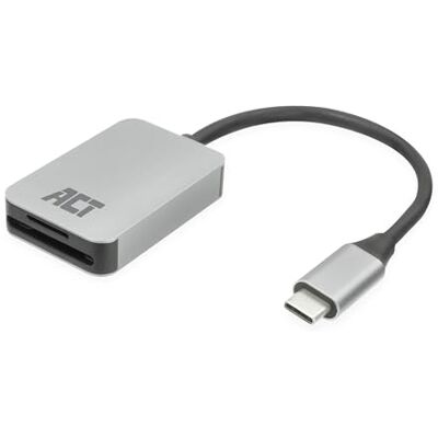ACT USB C SD-kaartlezer, ondersteunt USB C 3.0, universele SD-kaartlezer, Micro SD, USB type C-kaartlezer, SD 4.0 UHS-II AC7056 ACT USB C SD-kaartlezer, ondersteunt USB C 3.0, universele SD-kaartlezer, Micro SD, USB type C-kaartlezer, SD 4.0 UHS-II AC7056