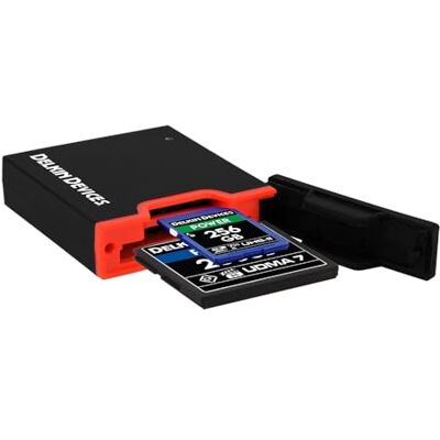 Delkin SD UHS-II en CF USB 3.0 Dual Slot geheugenkaartlezer (DDREADER-44) Delkin SD UHS-II en CF USB 3.0 Dual Slot geheugenkaartlezer (DDREADER-44)