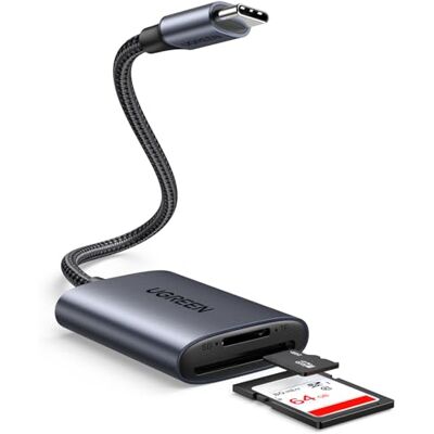 UGREEN USB C Kaartlezer SD / TF Kaartlezer Thunderbolt 3 Externe Geheugenkaartlezer. UGREEN USB C Kaartlezer SD / TF Kaartlezer Thunderbolt 3 Externe Geheugenkaartlezer.