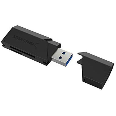 SABRENT SD, Micro SD-kaartlezer, USB 3.0-kaartlezer, 5Gbps High Speed externe kaartlezers OTG-adapter ondersteunt MMC/TF/SDXC/SDHC/Micro SDHC/Micro SDXC, voor pc, enz (CR-UMSS) SABRENT SD, Micro SD-kaartlezer, USB 3.0-kaartlezer, 5Gbps High Speed externe kaartlezers OTG-adapter ondersteunt MMC/TF/SDXC/SDHC/Micro SDHC/Micro SDXC, voor pc, enz (CR-UMSS)