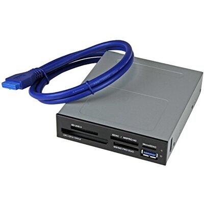 StarTech . com USB 3.0 interne multi-kaartlezer met UHS-II ondersteuning geheugenkaartlezer SD/Micro SD/MS/CF (35FCREADBU3) StarTech . com USB 3.0 interne multi-kaartlezer met UHS-II ondersteuning geheugenkaartlezer SD/Micro SD/MS/CF (35FCREADBU3)