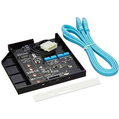 Silverstone SST-FPS01-C 12,7 mm voor slim optisch station met 1 x USB 3.0, 1 x USB 3.0 type C, M.2 SATA kaartlezer type SSD-slot Silverstone SST-FPS01-C 12,7 mm voor slim optisch station met 1 x USB 3.0, 1 x USB 3.0 type C, M.2 SATA kaartlezer type SSD-slot