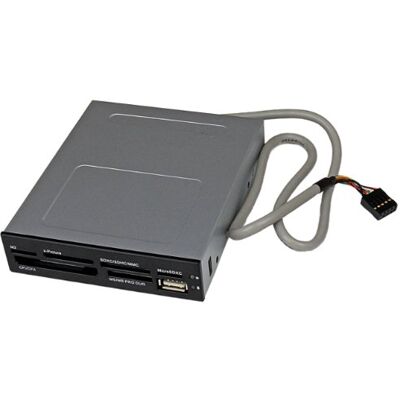 StarTech . com 35FCREADBK3 22-in-1 USB 2.0 interne mediakaartlezer met CF/SD/MMC/MS/xD gelijktijdige toegang StarTech . com 35FCREADBK3 22-in-1 USB 2.0 interne mediakaartlezer met CF/SD/MMC/MS/xD gelijktijdige toegang