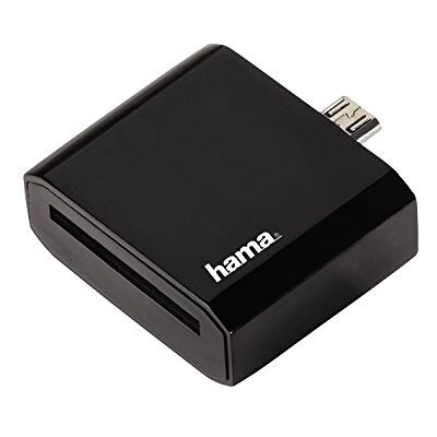 Hama Kaartlezer-adapter voor tablet-pc met micro-USB-poort, zwart Hama Kaartlezer-adapter voor tablet-pc met micro-USB-poort, zwart