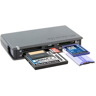Delkin USB 3.0 universele geheugenkaartlezer Delkin USB 3.0 universele geheugenkaartlezer