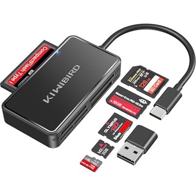KiwiBird SD-kaartlezer USB C, compacte USB-flash-kaartlezer KiwiBird SD-kaartlezer USB C, compacte USB-flash-kaartlezer