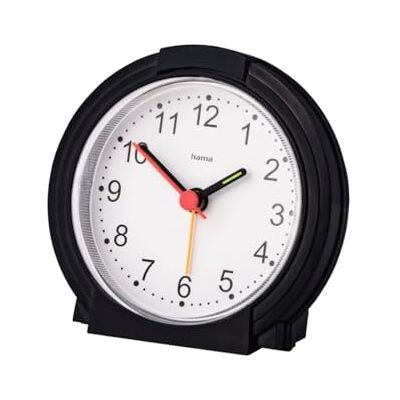 Hama Tafelhorloge Classic zwart, wit, glanzend, 125 mm, 65 mm, 170 mm, 272 g, analoog Hama Tafelhorloge Classic zwart, wit, glanzend, 125 mm, 65 mm, 170 mm, 272 g, analoog