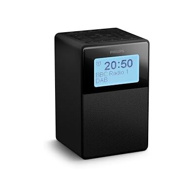 Philips TAR5100 wekkerradio DAB FM spatwaterdicht en Bluetooth, van gerecycled materiaal na verbruik Philips TAR5100 wekkerradio DAB FM spatwaterdicht en Bluetooth, van gerecycled materiaal na verbruik