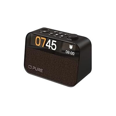 Pure Moment Wekkerradio voor slaapkamer en kantoor, digitale DAB+/FM-radio, Bluetooth, witte ruis, slaaphulp, lichtwekker, nachtlampje, alarm, dimbaar display, Pure Moment Wekkerradio voor slaapkamer en kantoor, digitale DAB+/FM-radio, Bluetooth, witte ruis, slaaphulp, lichtwekker, nachtlampje, alarm, dimbaar display,