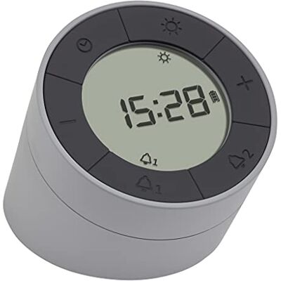 TFA Dostmann Time & Light 60.2029.10 Wekker en nachtlampje, 2 alarmen, oplaadbaar via USB, met displayverlichting TFA Dostmann Time & Light 60.2029.10 Wekker en nachtlampje, 2 alarmen, oplaadbaar via USB, met displayverlichting