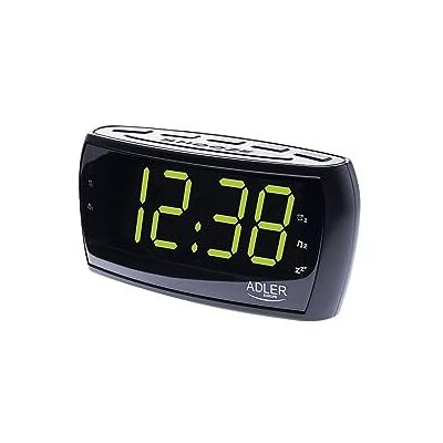 Adlereurope ADLER AD1121 AM-FM digitale wekker, groot led-display, helderheidsregeling, snooze-functie Adlereurope ADLER AD1121 AM-FM digitale wekker, groot led-display, helderheidsregeling, snooze-functie