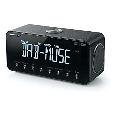 MUSE DAB+ FM PLL wekkerradio, bluetooth, dubbel alarm, lcd-display (M-196 DBT), achtergrondverlichting, klok, alarm, bel, wekfunctie, antenne, AUX-ingang, USB-opladen, batterij MUSE DAB+ FM PLL wekkerradio, bluetooth, dubbel alarm, lcd-display (M-196 DBT), achtergrondverlichting, klok, alarm, bel, wekfunctie, antenne, AUX-ingang, USB-opladen, batterij