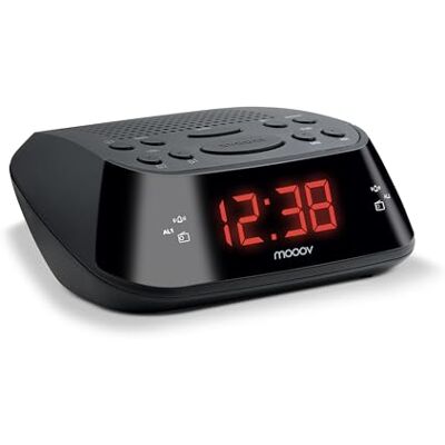 Metronic 477003 FM-wekkerradio met dubbel alarm, zwart Metronic 477003 FM-wekkerradio met dubbel alarm, zwart
