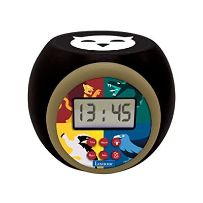 Lexibook RL977HP Projectorwekker met alarm en sluimerfunctie, Warner Harry Potter, nachtlampje met timer, lcd-display, werkt op batterijen Lexibook RL977HP Projectorwekker met alarm en sluimerfunctie, Warner Harry Potter, nachtlampje met timer, lcd-display, werkt op batterijen