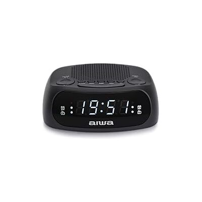 Aiwa CR-09J wekkerradio met dubbel alarm, Am/FM PLL met 0,6 inch led-display Aiwa CR-09J wekkerradio met dubbel alarm, Am/FM PLL met 0,6 inch led-display