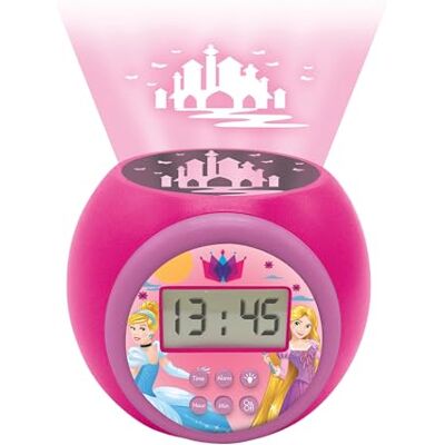 Lexibook Rl977DPLXB Projectorwekker Disney prinses met sluimerfunctie en alarm, nachtlampje met timer, lcd-display, werkt op batterijen, RL977DPLXB Lexibook Rl977DPLXB Projectorwekker Disney prinses met sluimerfunctie en alarm, nachtlampje met timer, lcd-display, werkt op batterijen, RL977DPLXB