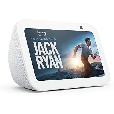 Amazon Echo Show 5 (nieuwste generatie) Slim scherm en wekker met beter geluid Wit Amazon Echo Show 5 (nieuwste generatie) Slim scherm en wekker met beter geluid Wit