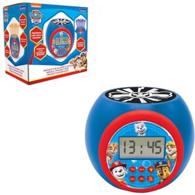 Lexibook RL977PA Projectorwekker met alarm en sluimerfunctie, Paw Patrol, nachtlampje met timer, LCD-display, werkt op batterijen, blauw/rood Lexibook RL977PA Projectorwekker met alarm en sluimerfunctie, Paw Patrol, nachtlampje met timer, LCD-display, werkt op batterijen, blauw/rood