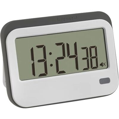 TFA Dostmann Digitale timer met stopwatch en wekker, tot 23 uur/59 min/59 s, met snoeroog, huiswerk, timer, met led-waarschuwingslampje en 2 volumeniveaus, magnetisch, TFA Dostmann Digitale timer met stopwatch en wekker, tot 23 uur/59 min/59 s, met snoeroog, huiswerk, timer, met led-waarschuwingslampje en 2 volumeniveaus, magnetisch,