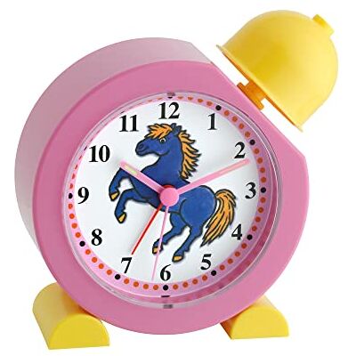 TFA Dostmann Hü-ü-ü 60.1011.12 kinderwekker paard symbool L 130 x B 52 x H 132 mm, roze TFA Dostmann Hü-ü-ü 60.1011.12 kinderwekker paard symbool L 130 x B 52 x H 132 mm, roze
