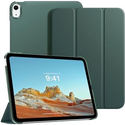 TiMOVO Beschermhoes voor iPad A16 11 inch/10e generatie 10,9 inch Lichte hoes, doorschijnende achterkant van polycarbonaat, automatische wekker/slaapfunctie TiMOVO Beschermhoes voor iPad A16 11 inch/10e generatie 10,9 inch Lichte hoes, doorschijnende achterkant van polycarbonaat, automatische wekker/slaapfunctie